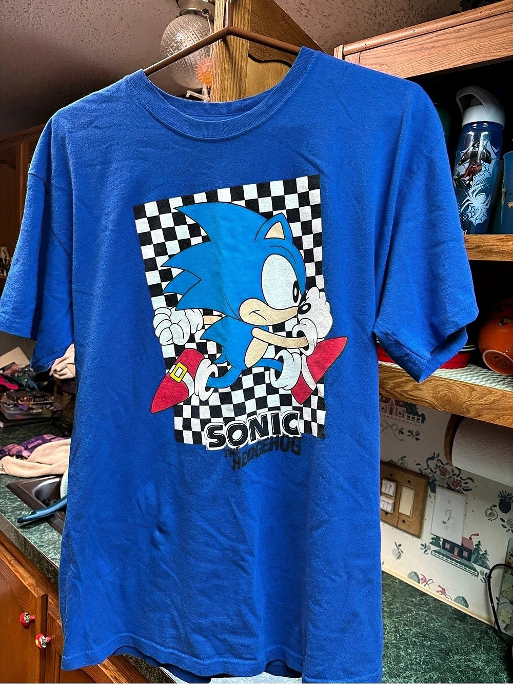 Sonic the Hedgehog Blue Graphic Short Sleeve Tee